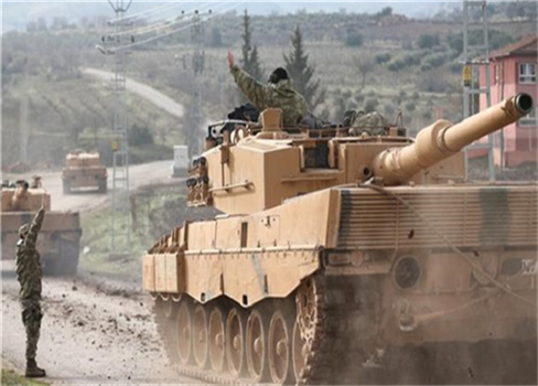 رتل عسكري تركي يتوغل جنوب إدلب