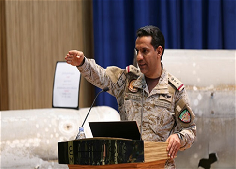 التحالف العربي يتهم جماعة الحوثي بتنفيذ حريق خزان 