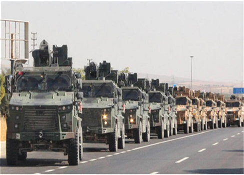 تركيا تدخل 3490 عربية عسكرية إلى شمال سوريا