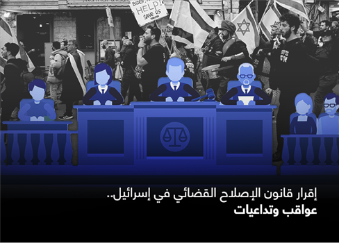 إقرار قانون الإصلاح القضائي في إسرائيل.. عواقب وتداعيات