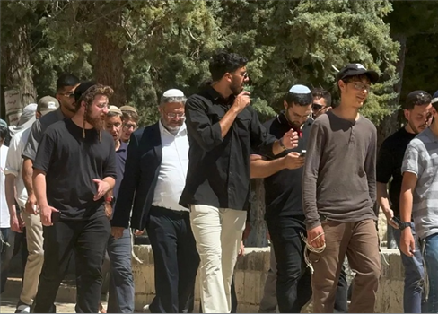 اقتحامات للمسجد الأقصى من قبل قطعان المستوطنين