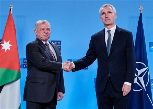 حضور لافت لملك الأردن في اجتماع حلف شمال الأطلسي