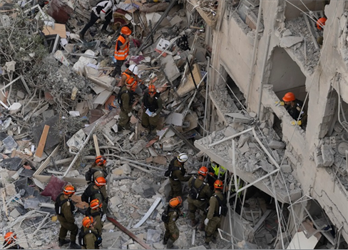 5 قتلى في هجمات صاروخية إيرانية على جنوب الدولة العبرية