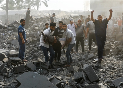 56 شهيداً في قصف صهيوني على قطاع غزة