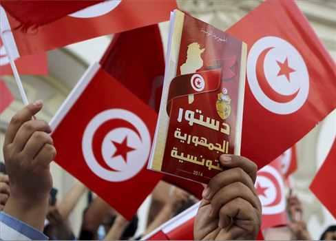مظاهرات رافضة للإستفتاء في تونس
