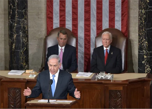 الآلاف يتظاهرون أمام الكونغرس رفضا لخطاب نتنياهو