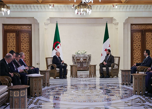 وفد جزائري يصل إلى دمشق لتهنئة الشرع