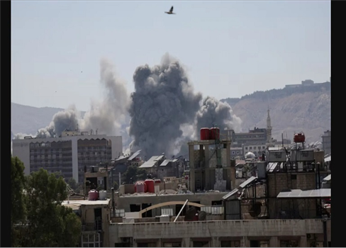 قذائف مجهولة تستهدف محيط مطار المزة بدمشق