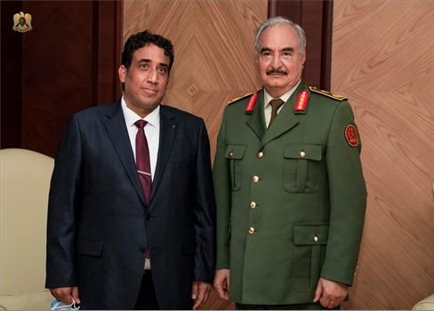 رئيس المجلس الرئاسي الليبي وحفتر في القاهرة لكسر الجمود السياسي