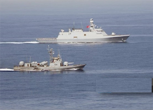 تركيا تنهي مناورات بحرية مع حكومة الدبيبة بسواحل ليبيا