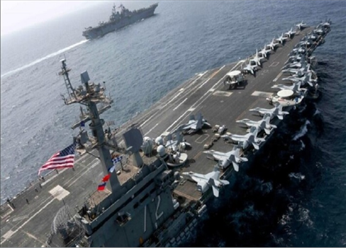 الولايات المتحدة تعلن وصول حاملة الطائرات 