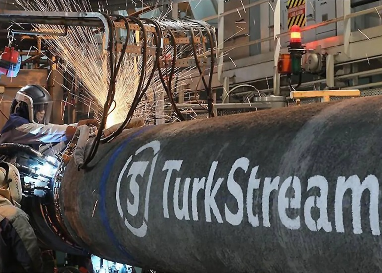 محاولة لتفجير خط أنابيب " السيل التركي" للغاز