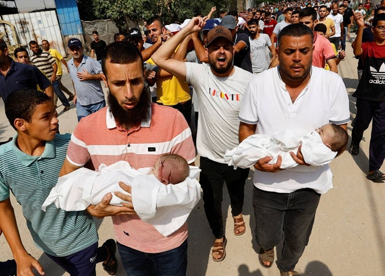 79 شهيداً في القصف الصهيوني المتواصل على غزة
