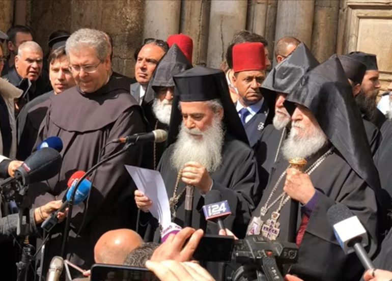 كنائس القدس تواجه المسيحية الصهيونية بوصفها أداة من أدوات الإحتلال