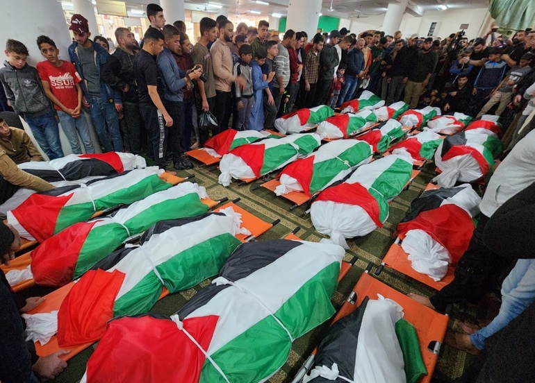 93 شهيداً في القصف الصهيوني على غزة خلال الليلة الماضية