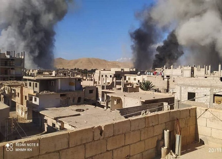 الجيش الصهيوني يشن غارات على محافظة السويداء بعد تدخل الجيش السوري